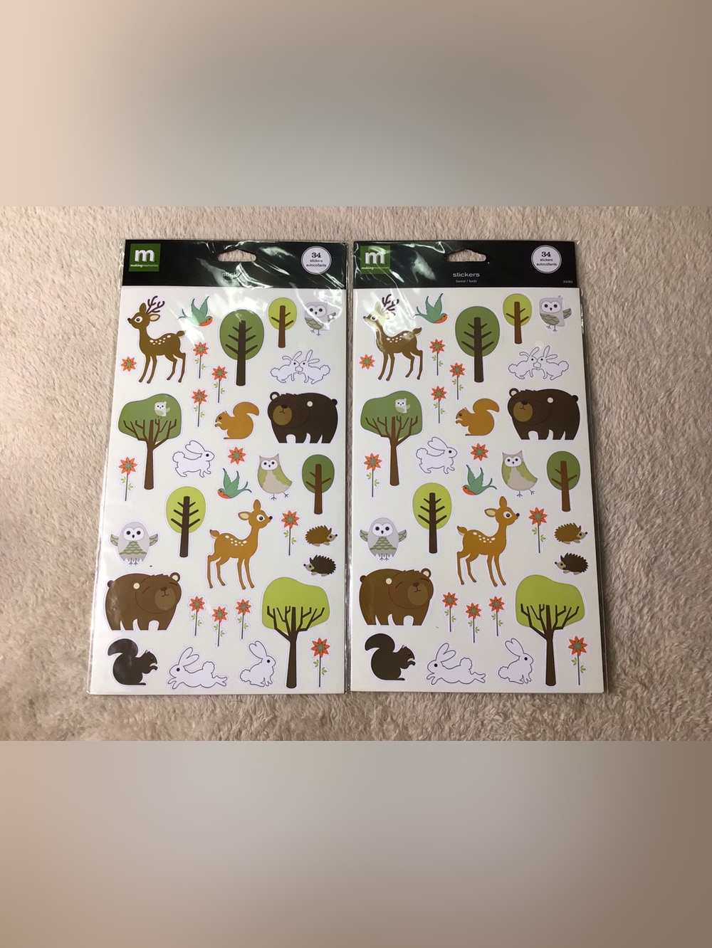 Woodland Animals stickers